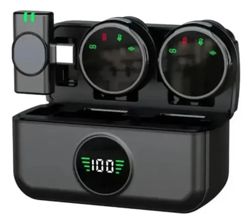 Microfone de Lapela Tipo C - Imã Sem Fio MK19