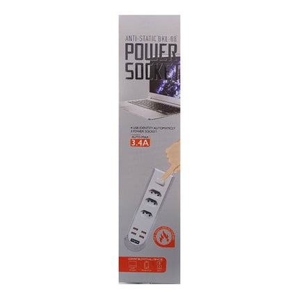 Extensão Elétrica 3 Tomadas com 4 USB 3,4A BKL-08