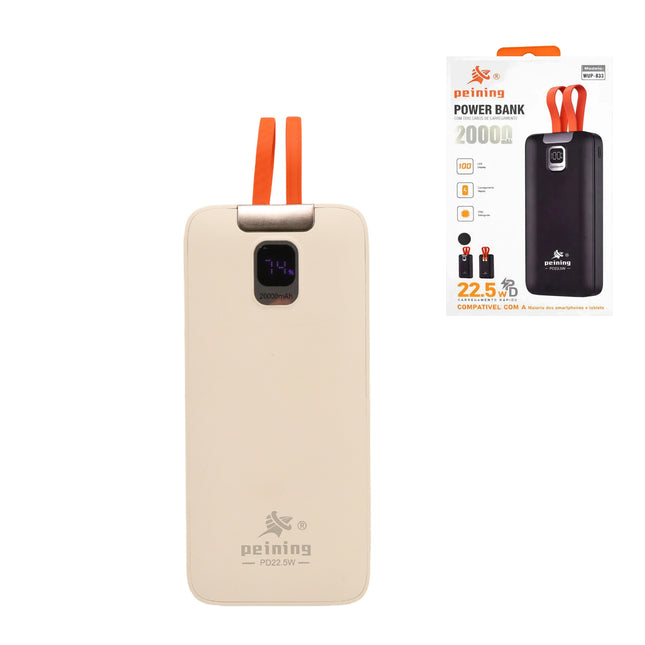Carregador Portátil Power Bank 20.000mah WUP-833