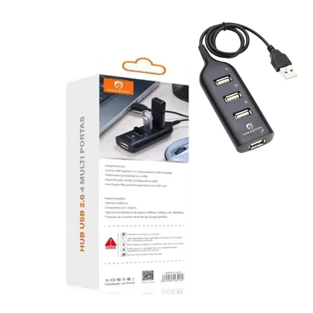 Hub USB 2.0 4 Portas H'Maston HA-03