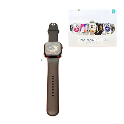 Relógio Smartwatch Hw Watch X com 7 Pulseiras