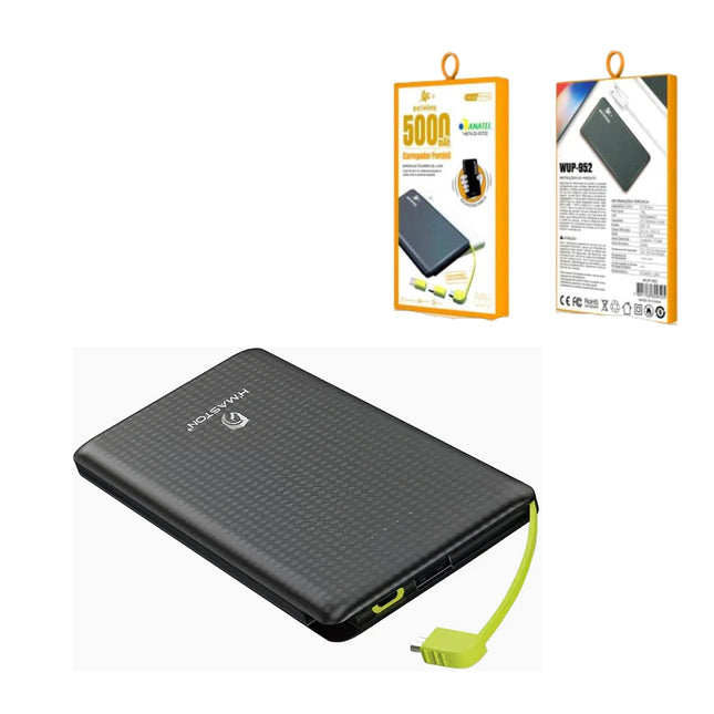 Power Bank 5000 mAh Carregador Portátil Peining WUP-952