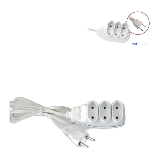 Extensão Elétrica Knup 3 Tomadas 1,5M SL7013