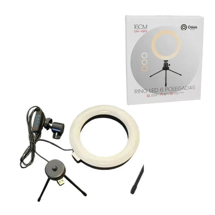 Ring Light 6 Polegadas Usb com Tripé