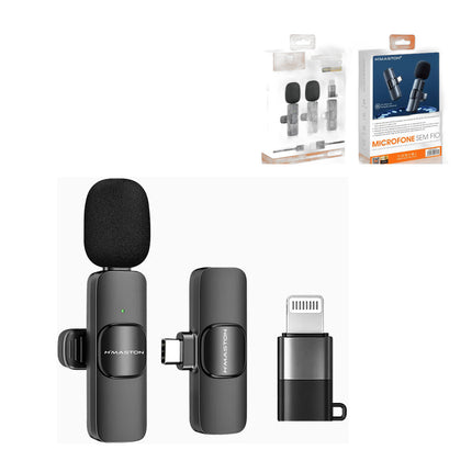 Microfone Lapela Hmaston Tipo C - iPhone MK17