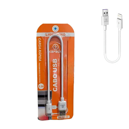 Cabos USB iPhone 20cm Kapbom KA-321-5G