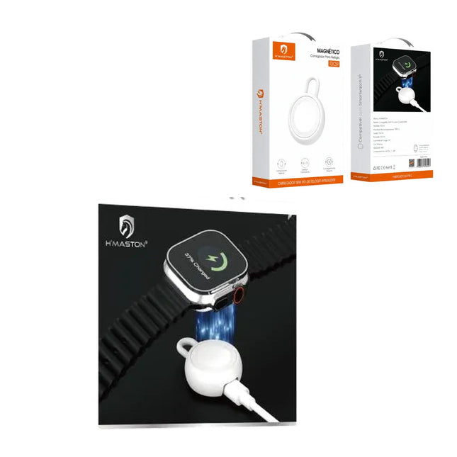 Carregador Magnético Sem Fio para Smartwatch H'Maston YD69