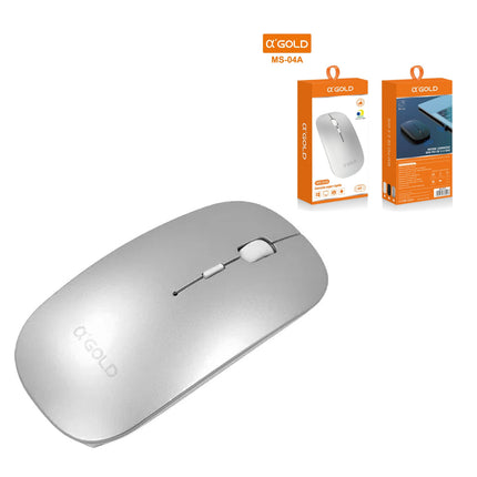 Mouse Recarregável Sem Fio MS-04A
