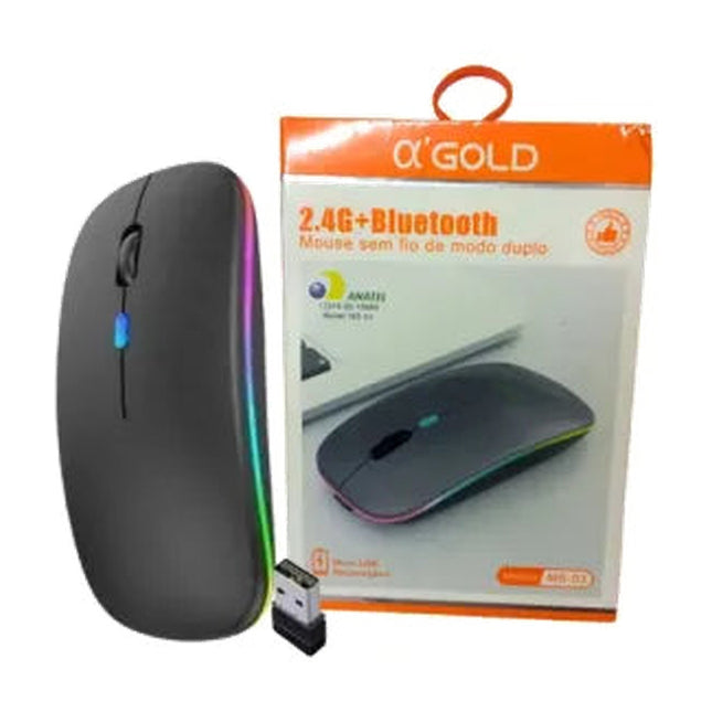 Mouse Bluetooth Sem Fio MS-03A