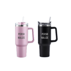 Copo Térmico com Canudo 1200ML com Personalização a Laser 10 Unidades
