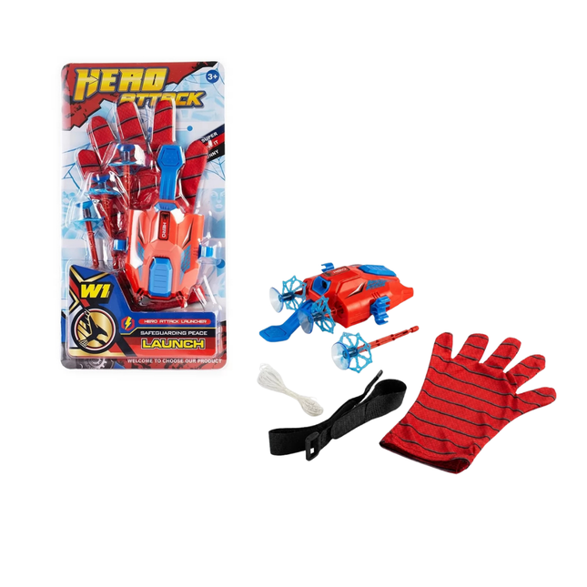 Luva Herói Aranha com Laser