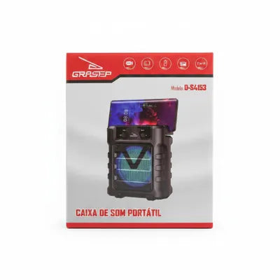 Caixa de Som Portátil D-S4153