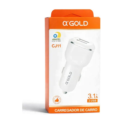 Carregador de Carro 2 USB CJ11