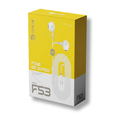 Fone de Ouvido Wallo Sem Borrachinha F-53