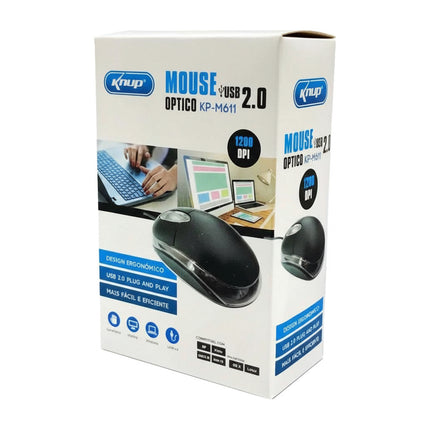 Mouse Com Fio Knup KP-M611