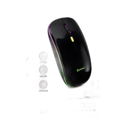 Mouse Sem Fio Rgb 2.4ghz + Bluetooth Peining PEI-ME01