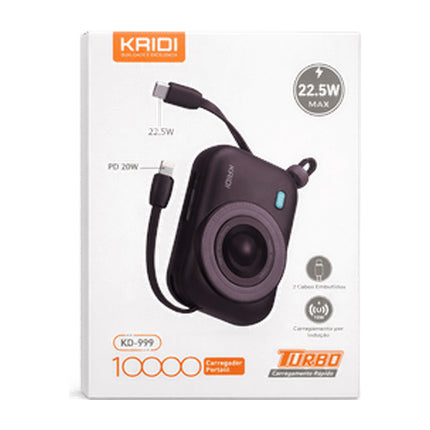 Carregador Portátil Compacto KD-999