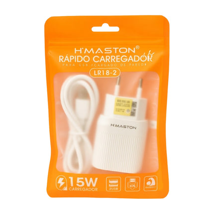 Carregador Rápido para iPhone H'Maston LR18-2
