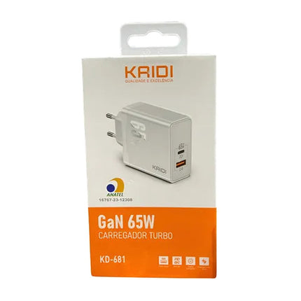 Carregador Turbo 65W KD-681