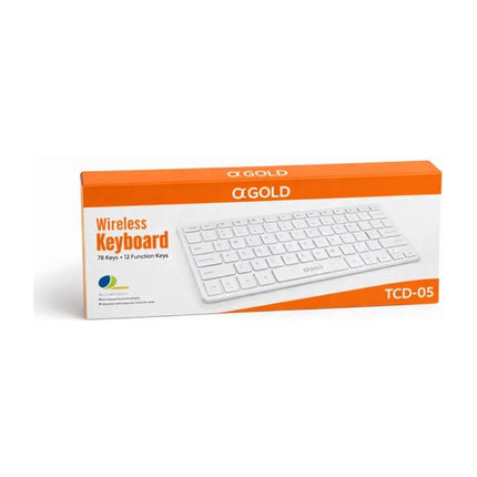 Teclado Sem Fio Bluetooth Gold- TCD-05