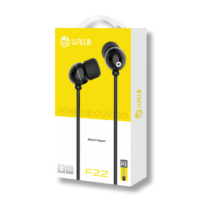 Fone de Ouvido Entrada P2 F-22