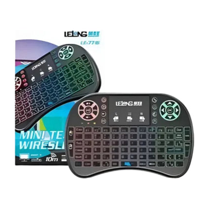 Mini Keyboard Teclado e Mouse Sem Fio LE-7716