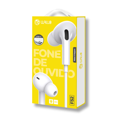 Fone de Ouvido Tipo C F-52