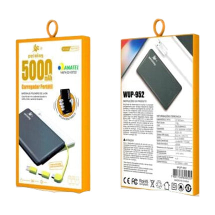Power Bank 5000 mAh Carregador Portátil Peining WUP-952