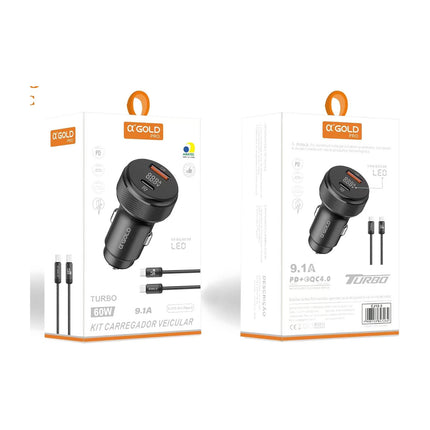 Carregador Veicular 60W CJ12-3