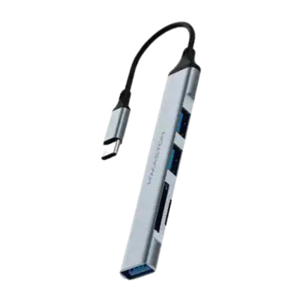 Hub USB-C 5 em 1 H'Maston Transferência Rápida ZHQ23 #saldão