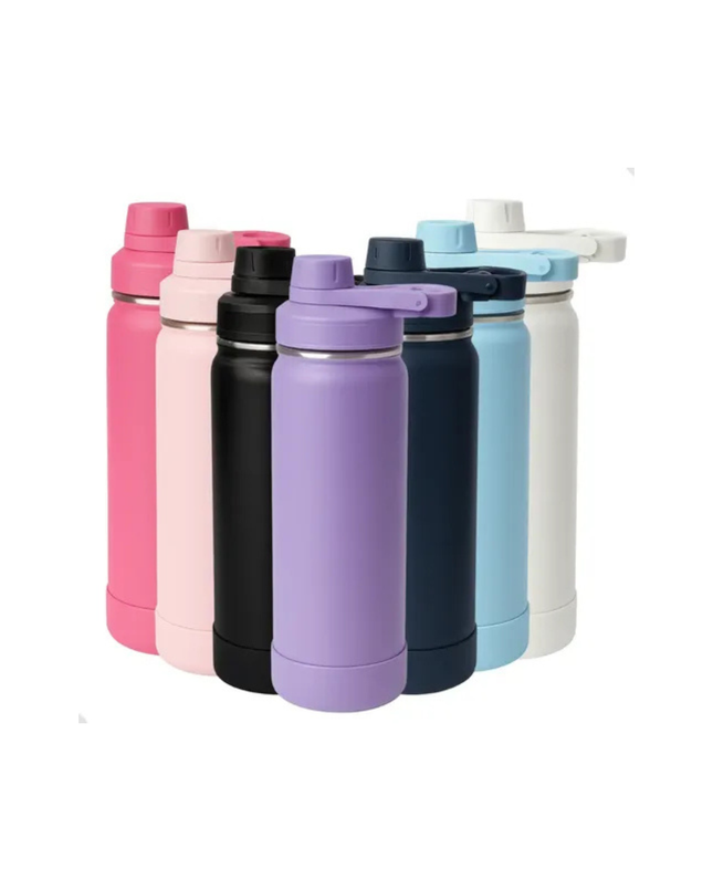 Garrafa Térmica 600ml Com Protetor Emborrachado