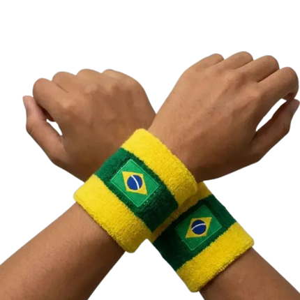Kit 6 Unidades - Faixa de Cabelo + Munhequeira
