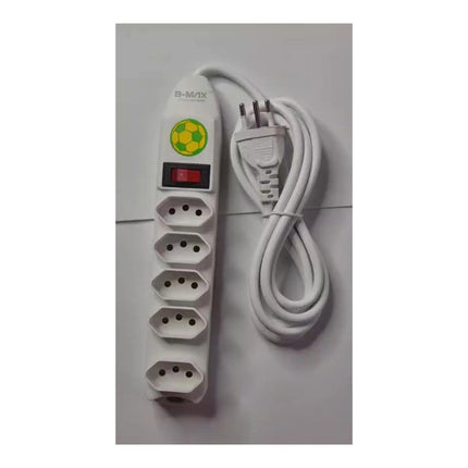 Régua Extensão Elétrica B-Max 5 Tomadas 2M BM-8686