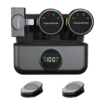Microfone de Lapela Tipo C - Imã Sem Fio MK19