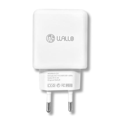 Carregador de Celular Wallo C-21 Tipo C