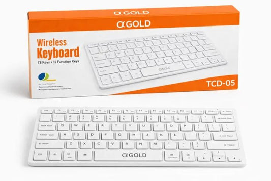 Teclado Sem Fio Bluetooth Gold- TCD-05