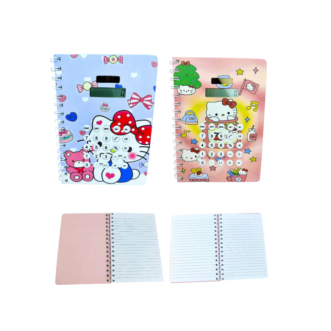 Caderno Calculadora Hello Kitty
