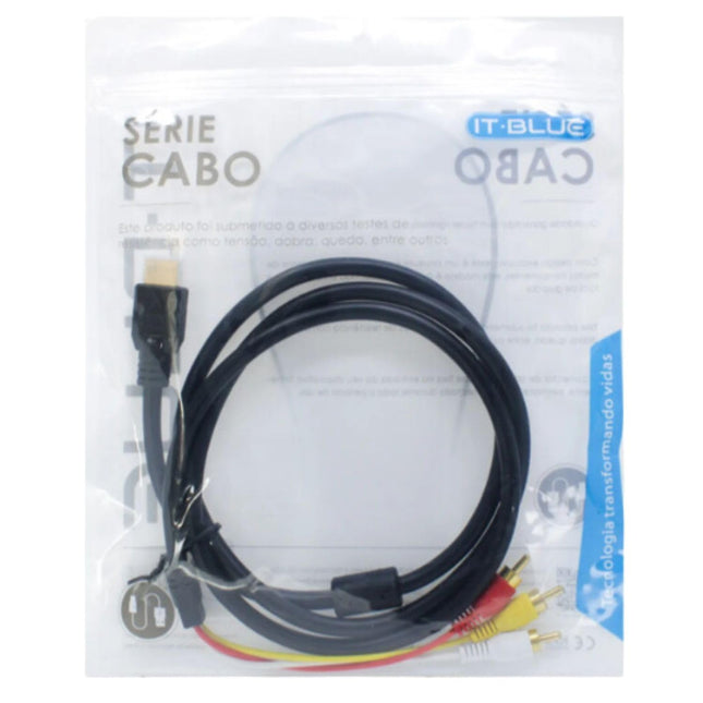 Cabo HDMI 3rca LE-6616