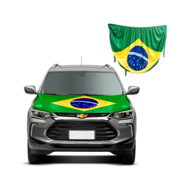 Bandeira do Brasil para Capô de Carro