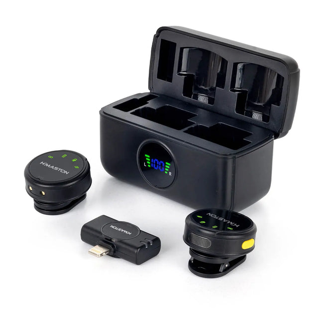 Microfone Lapela Hmaston Lightning 2 em 1 MK18