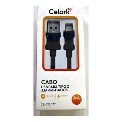 Cabo USB para Tipo C 3.1A 1 Metro CE-C1307C