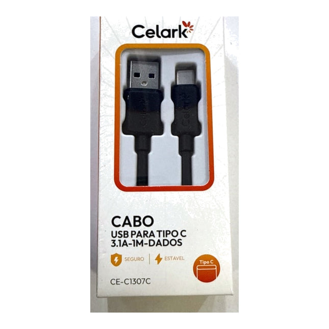 Cabo USB para Tipo C 3.1A 1 Metro CE-C1307C