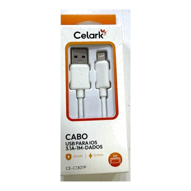 Cabo USB para iOS 3.1A 1 Metro CE-C1307P