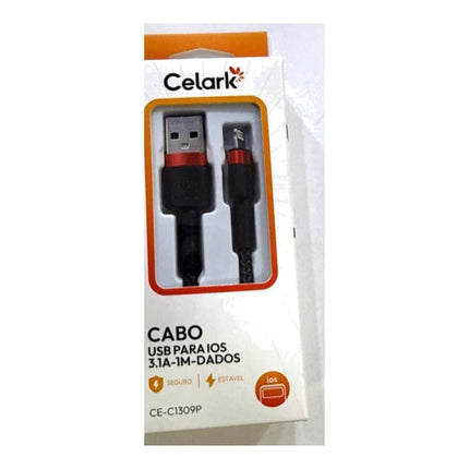 Cabo USB para iOS 3.1A 1 Metro Trançado CE-C1309P