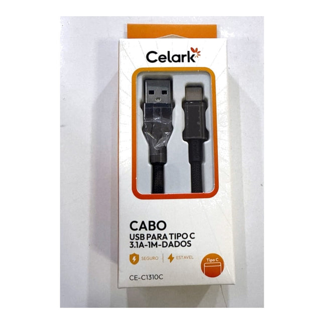 Cabo USB para Tipo C 3.1A 1 Metro CE-C1310C