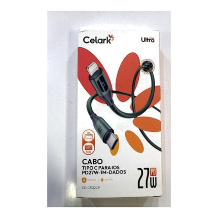 Cabo Tipo C para iOS 27W 1 Metro com Visor LED CE-C1312CP