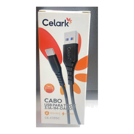 Cabo USB para Tipo C 3.1A 1 Metro CE-C1315C