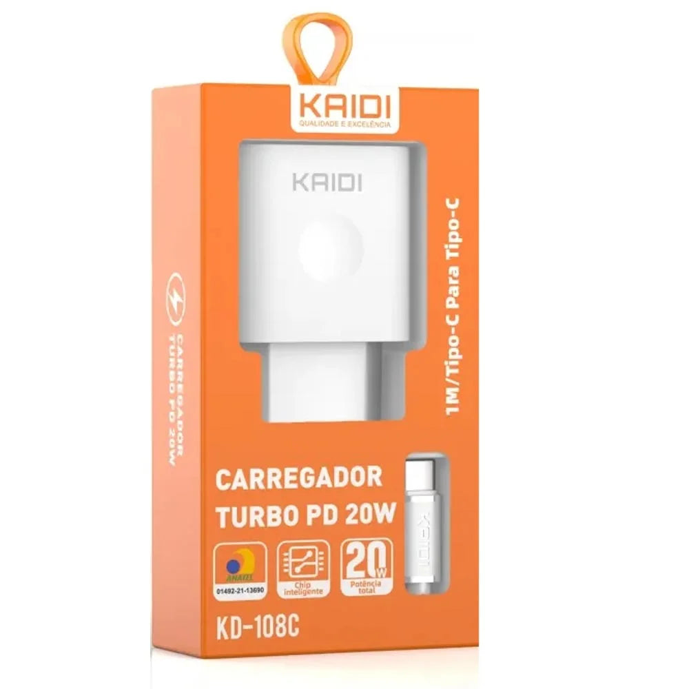 Carregador Turbo 20W KD-108C