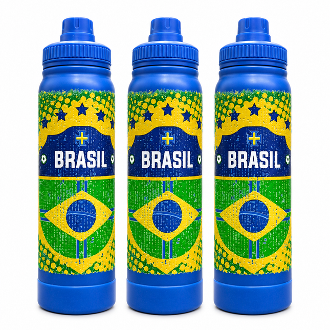 Garrafa Térmica do Brasil - Cores Variadas