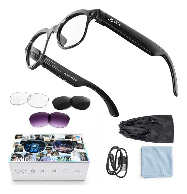 Óculos Inteligente Microwear w ai 3 pro
